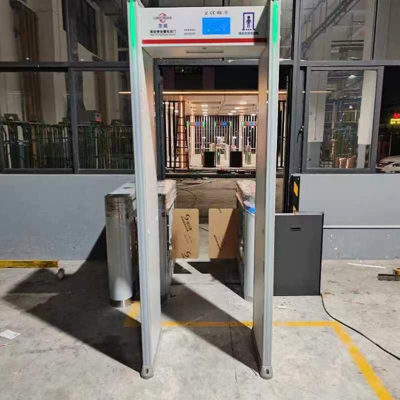 2024年9月 日丰管厂安装贵金属安检门联动闸机安装完美收官