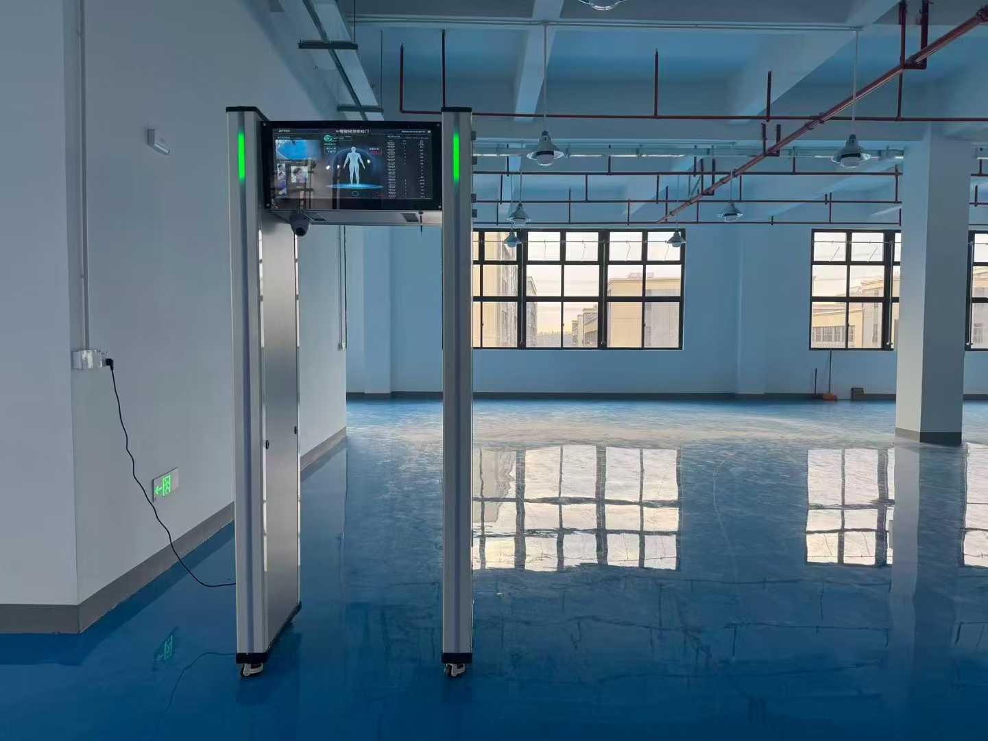 2026年3月惠州新厂房车间，AF900智慧安检门安装验收完成