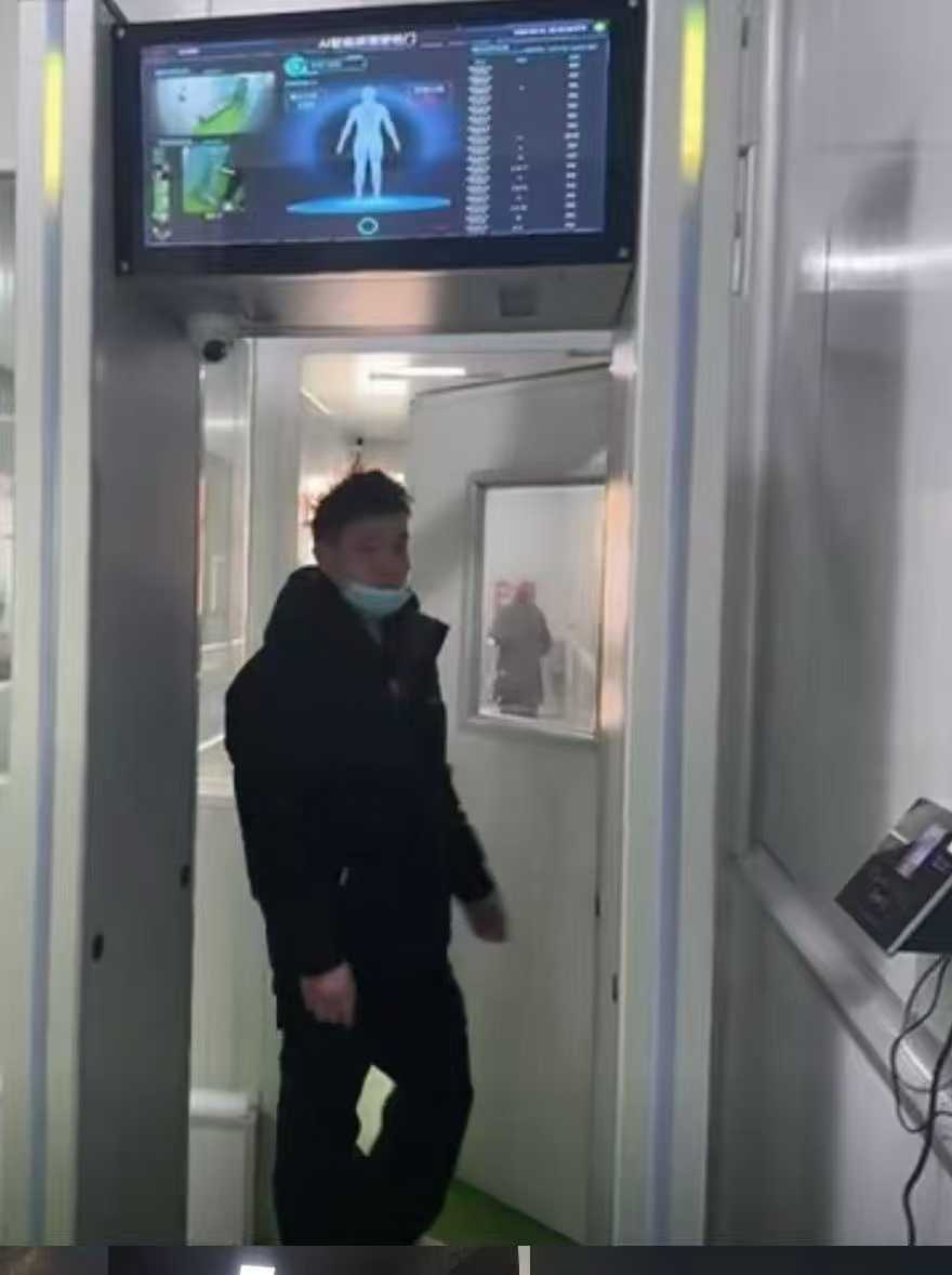 2026年2月大型食品厂“达利园”，使用“龙威”智能安检门安装验收完毕