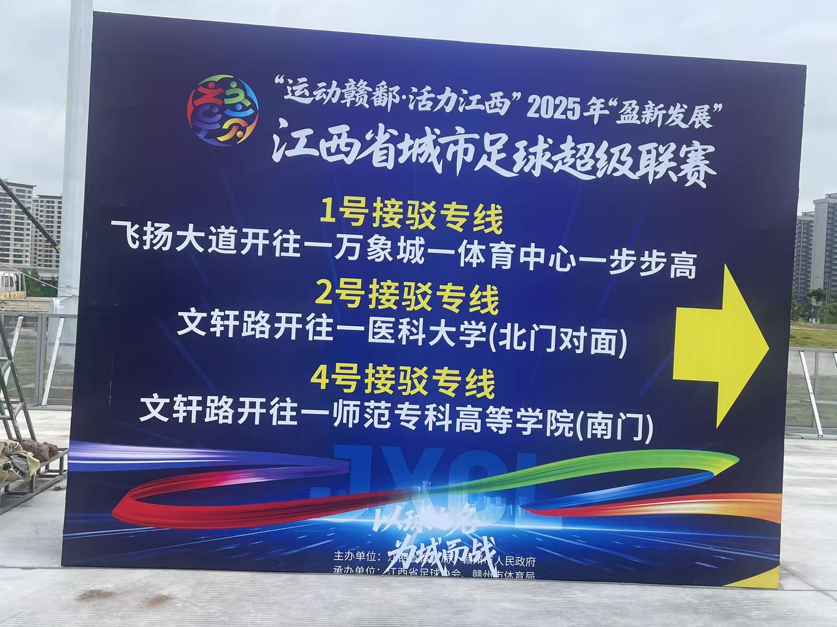 2025年 8月 赣超联赛大型赛事安检门，安装验收完成