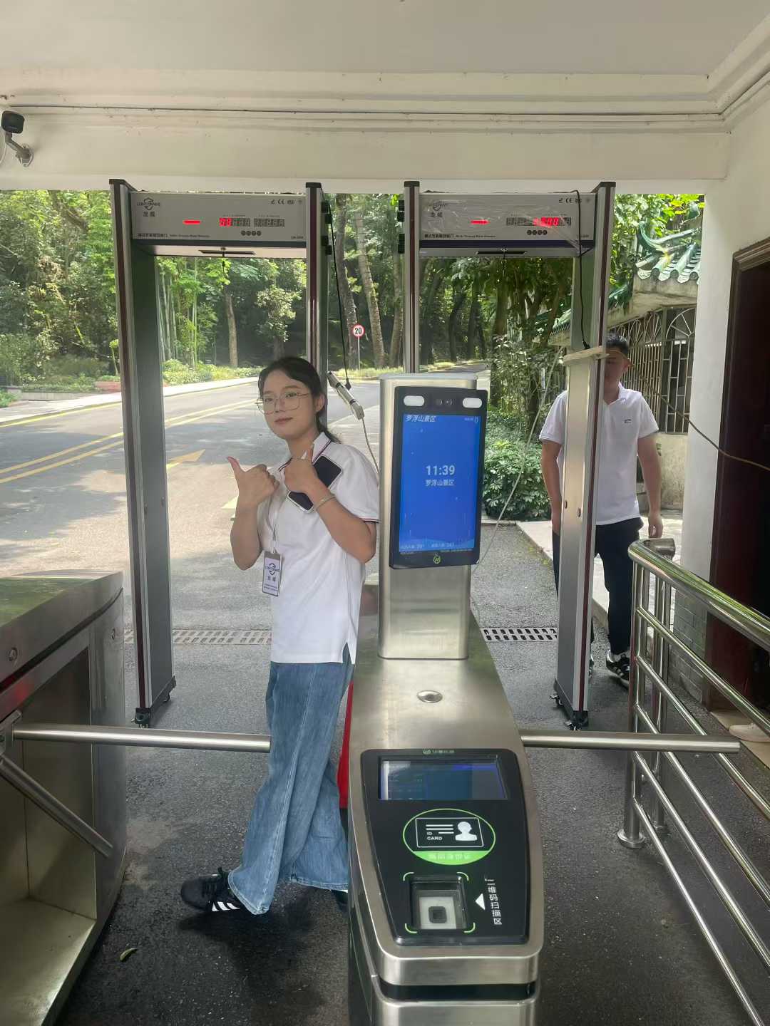 2026年 1月罗浮旅游景区安检设备，安装验收完成