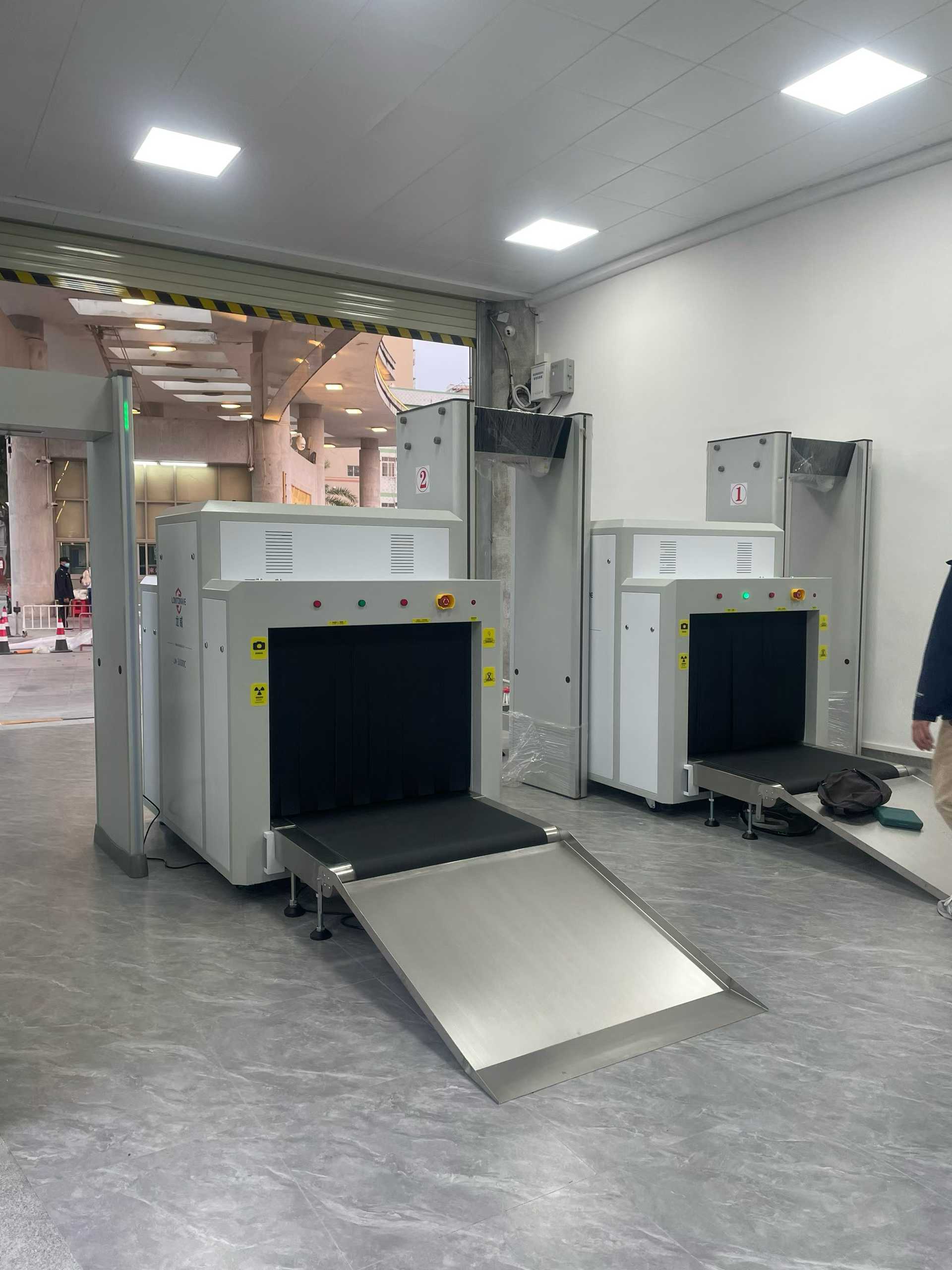 2026年 1月潮州学校，使用安检机，安检门，安装验收完成