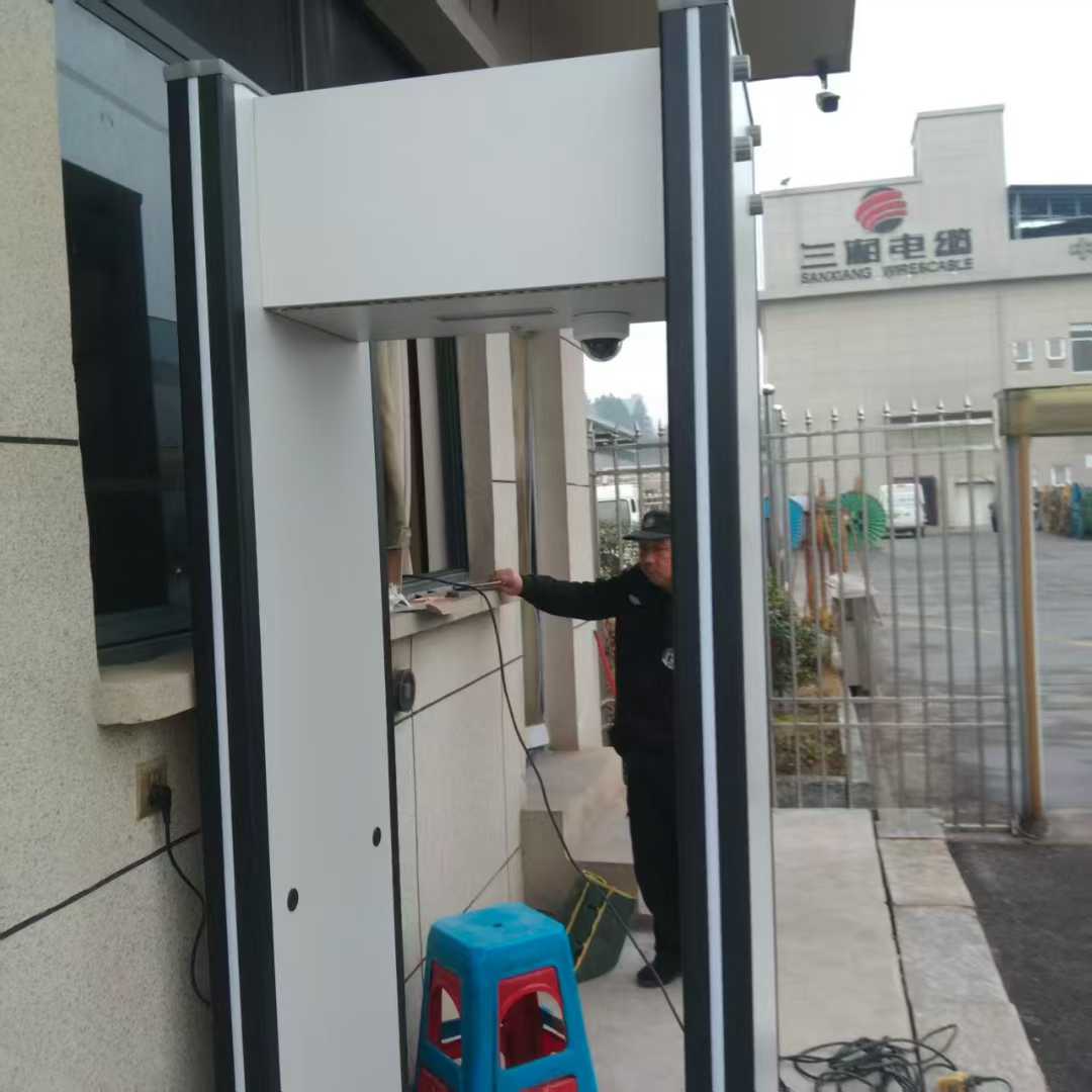 2026年 2月湖南三湘电缆“龙威”LW-6033T贵金属安检门，安装验收完成
