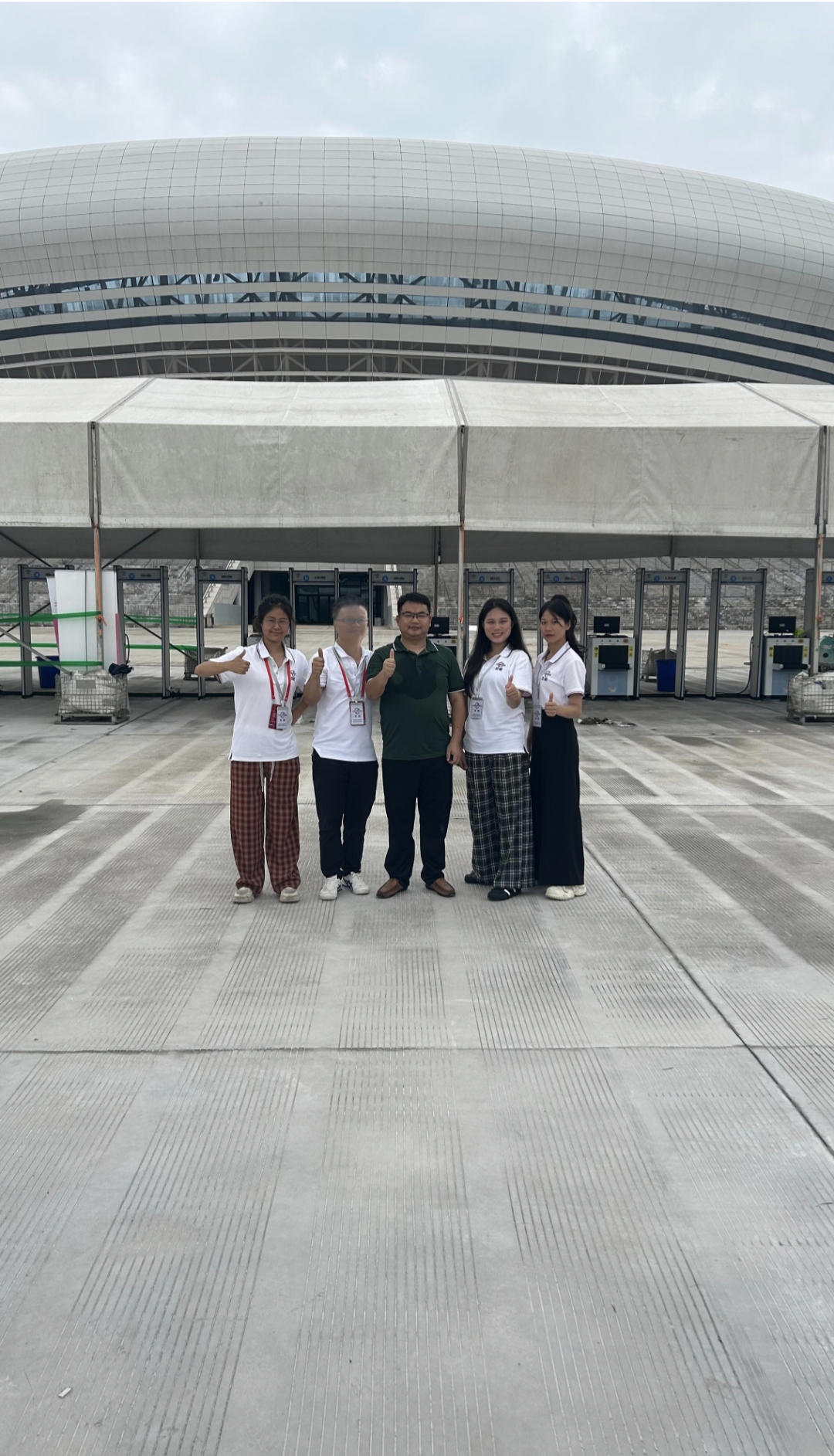 2025年 8月 赣超联赛大型赛事安检门，安装验收完成